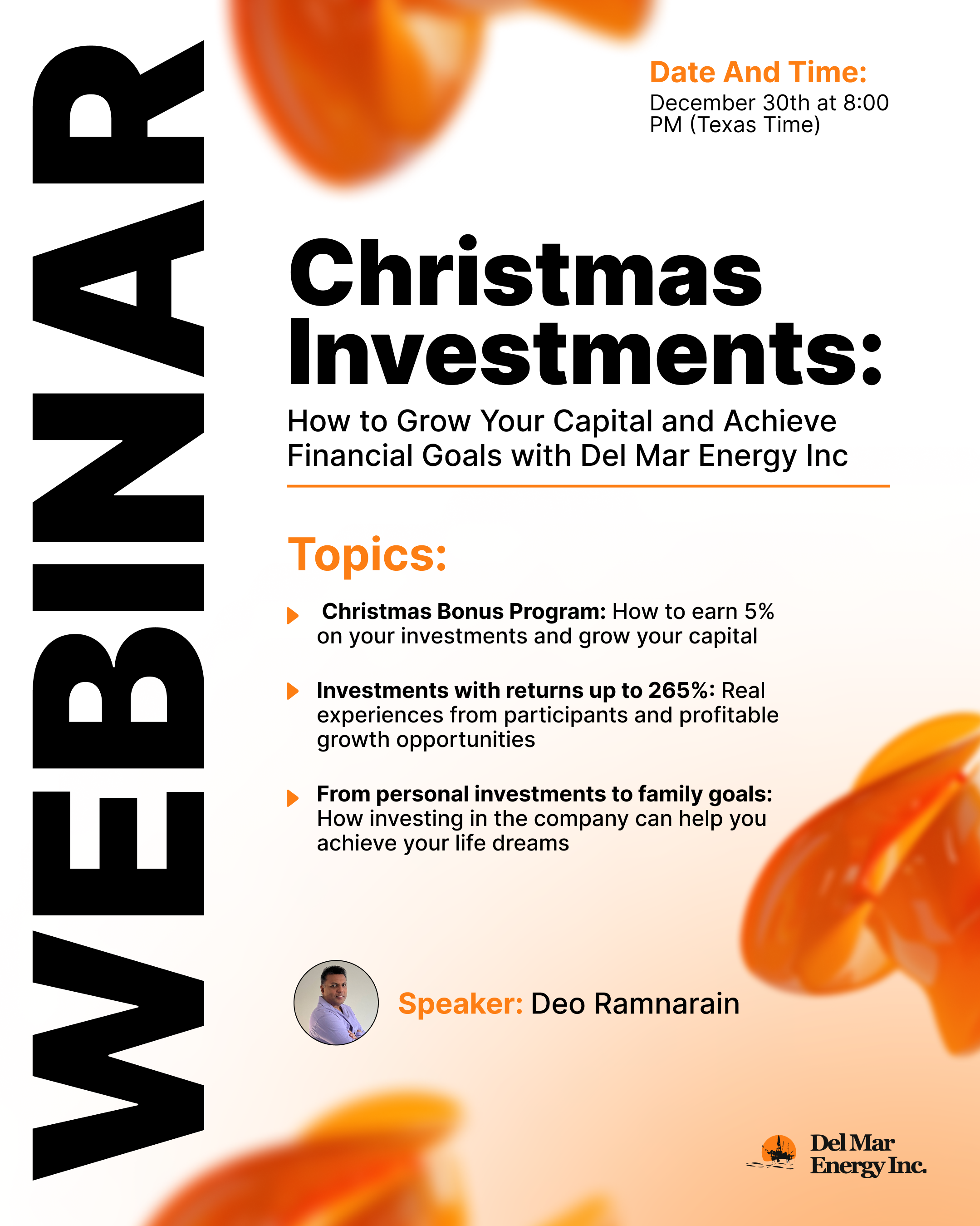 Webinar: How to Grow Your Capital and Achieve Financial Goals